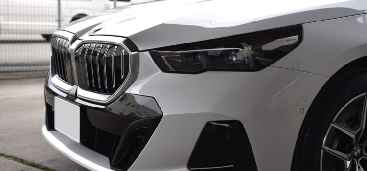 BMW523i ガラスコーティング＆スモーク遮熱フィルム施工