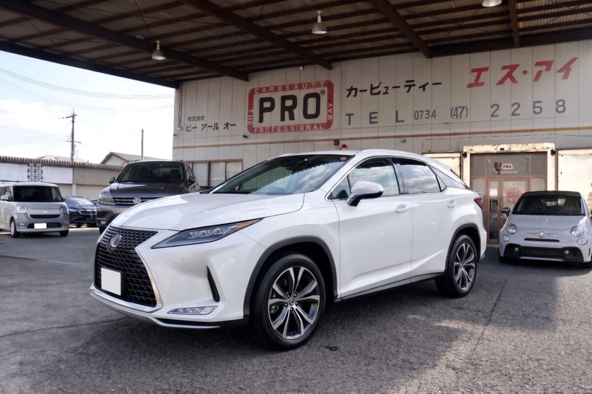 和歌山の専門店エスアイで最上級コーティング「プロガードマーベル2」施工が完了したレクサスRX300